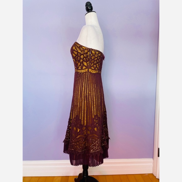 Betsy Johnson vintage strapless lace dress - Picture 4 of 10